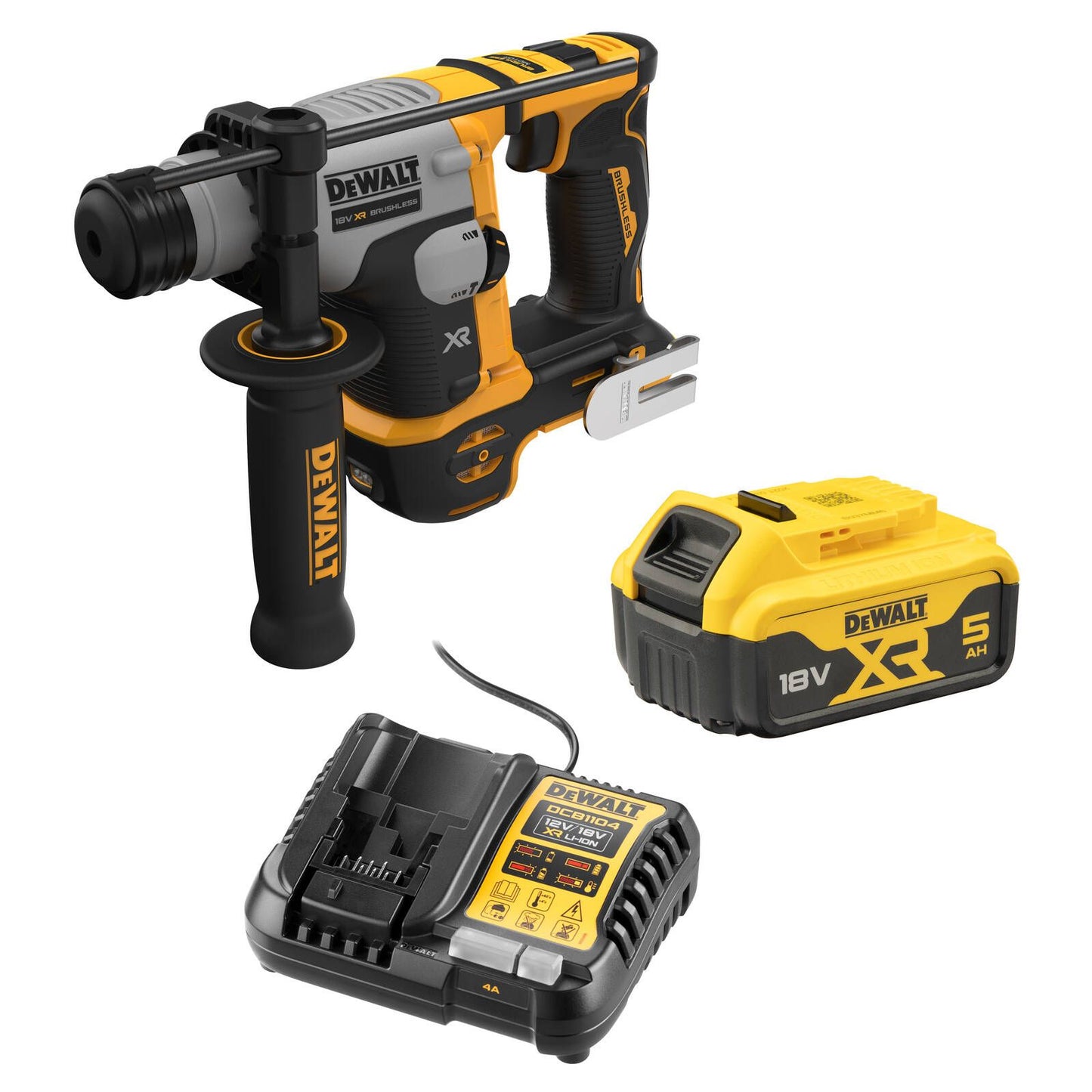 Dewalt SDS Atomic Rotary Hammer Kit - 18V - 1.78kg - Black