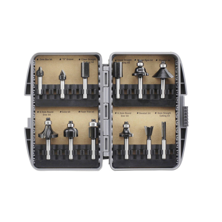 Craftright 12 Piece Router Bit Set