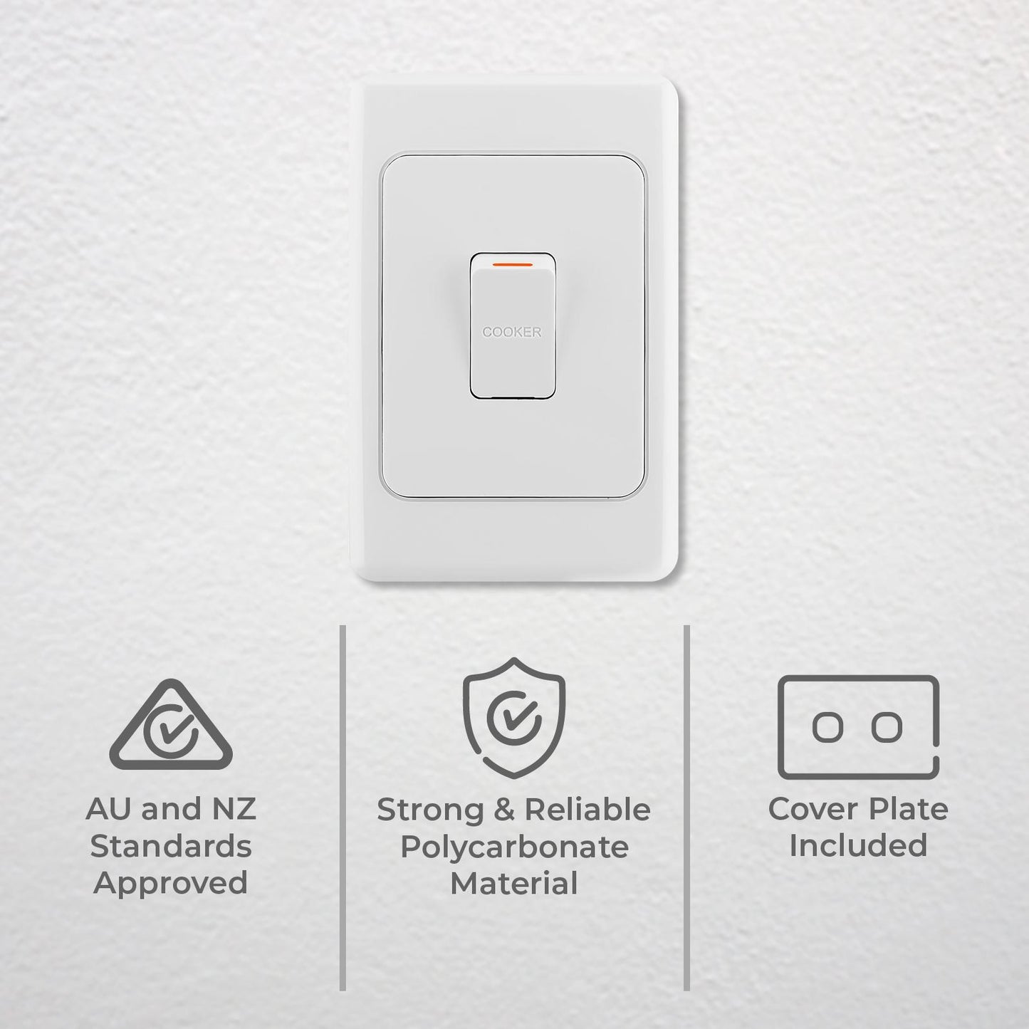 Deta Double Pole Appliance Switch - 45A
