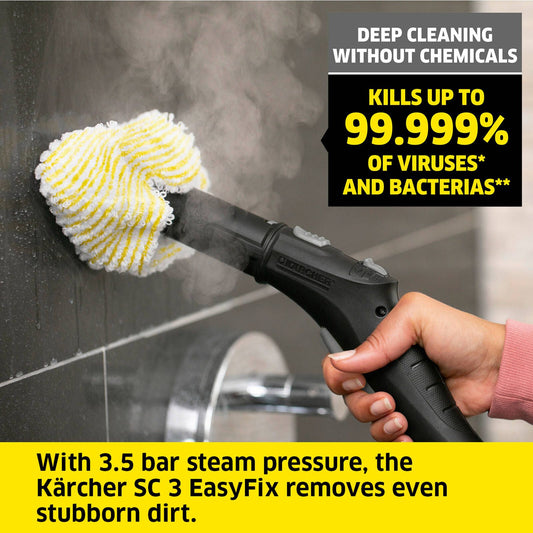 Kärcher SC3 White Steam Cleaner - Hard Floor Kit