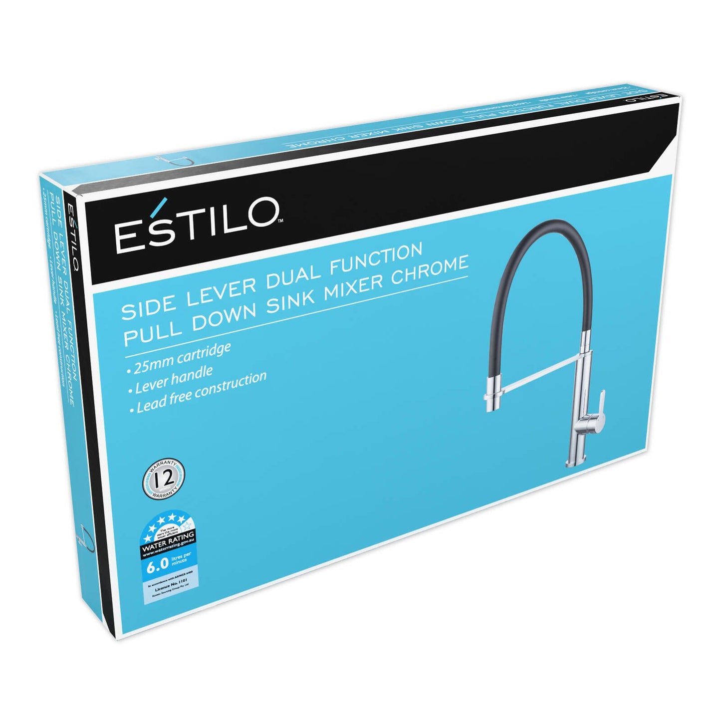 Estilo Sink Mixer - 25mm - Chrome