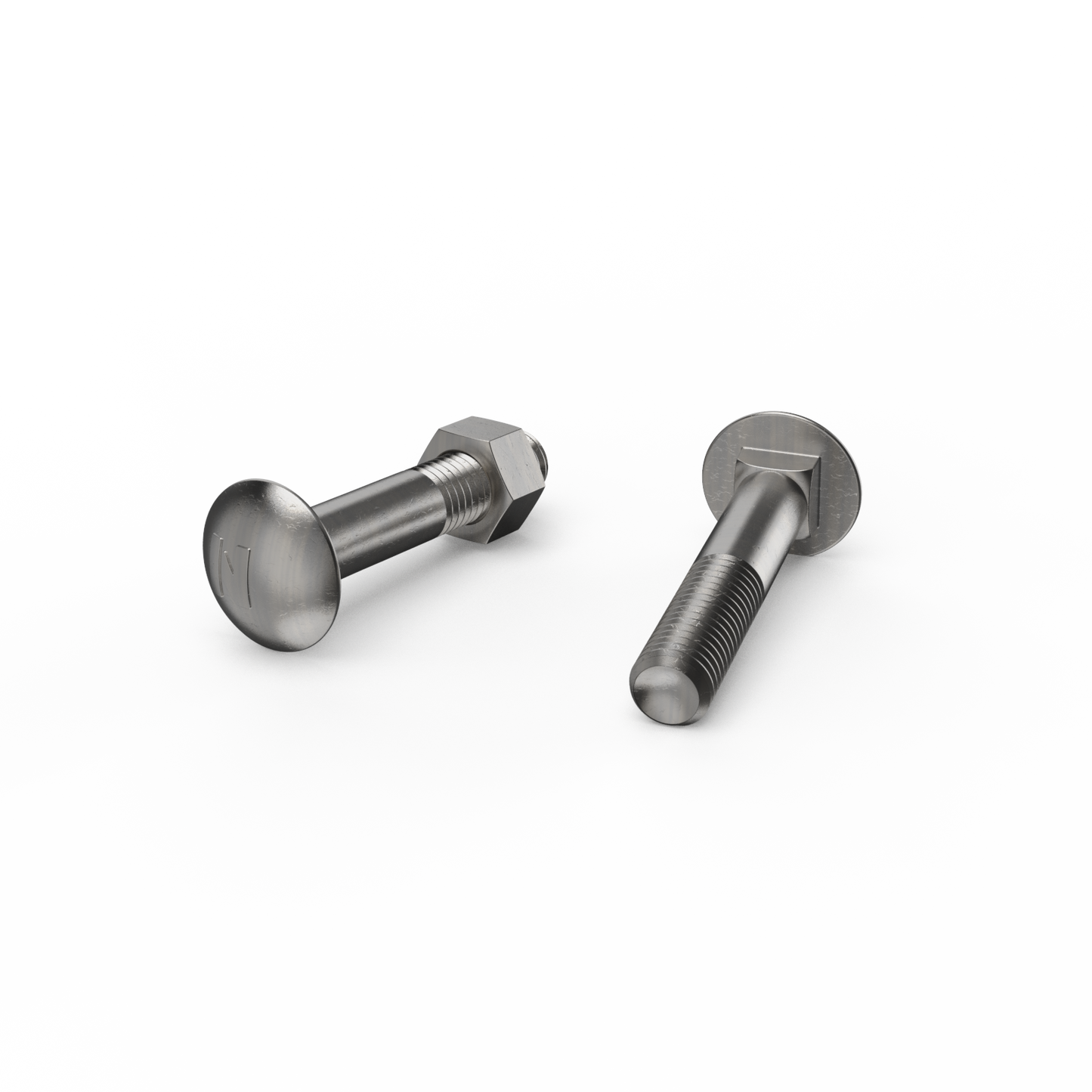 Zenith Stainless Steel 304 Cup Head Bolts & Nuts - M12 x 65mm - 12 Pack