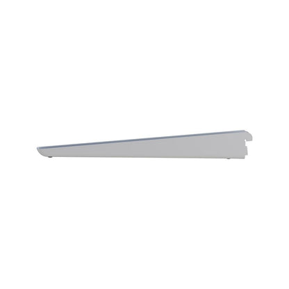 Flexi Storage 360mm White Double Slot Bracket Steel Durable Support