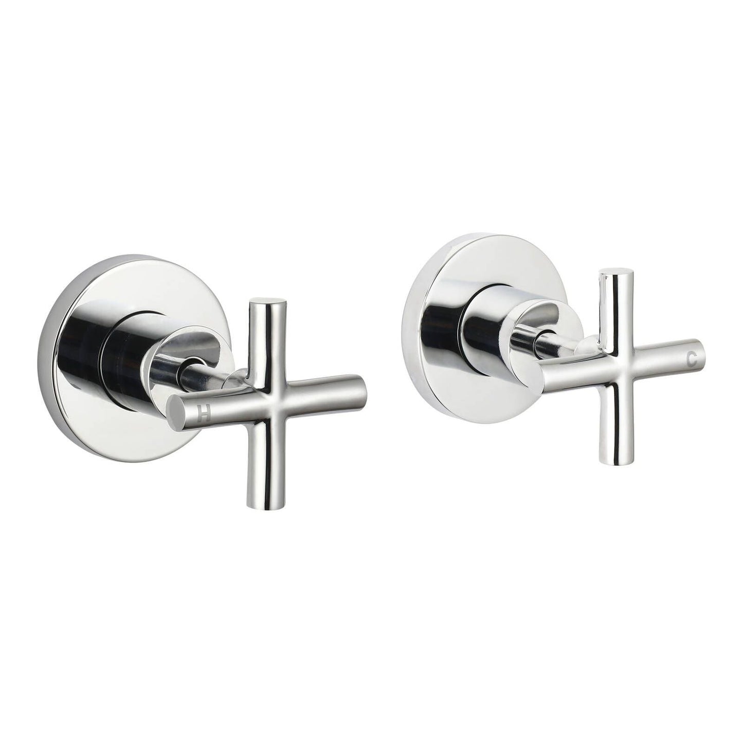 Mondella Resonance Chrome Wall Top Assembly - 1/2 Turn - 245mm