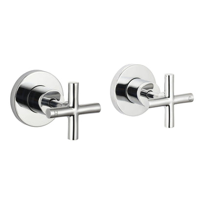 Mondella Resonance Chrome Wall Top Assembly - 1/2 Turn - 245mm