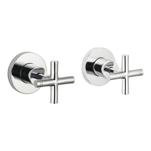 Mondella Resonance Chrome Wall Top Assembly - 1/2 Turn - 245mm