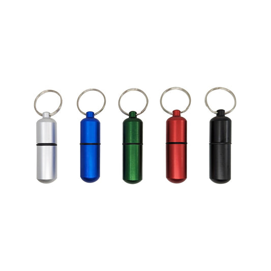Key Essentials Key Ring Capsule - 59mm x 17mm x 20mm - Steel - Blue