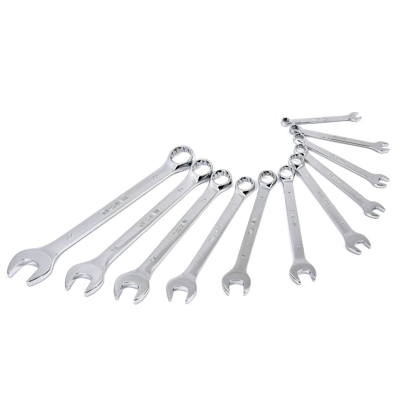 Trojan Combination Spanner Set - 11 Piece - 6-22mm