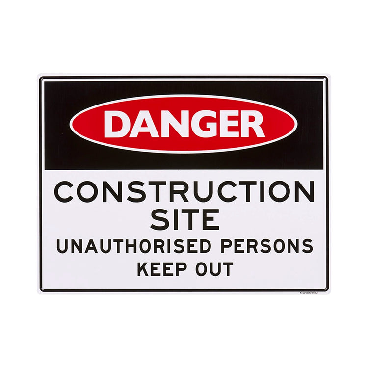 Sandleford Construction Site Sign - 450 x 600mm