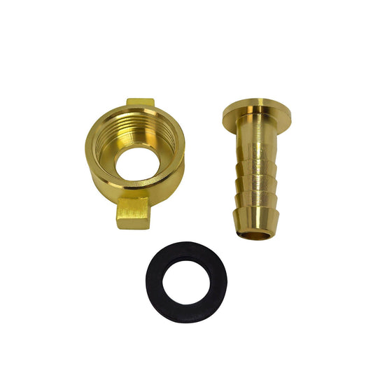 Kinetic 12mm Brass Nut and Tail - 2 Pack