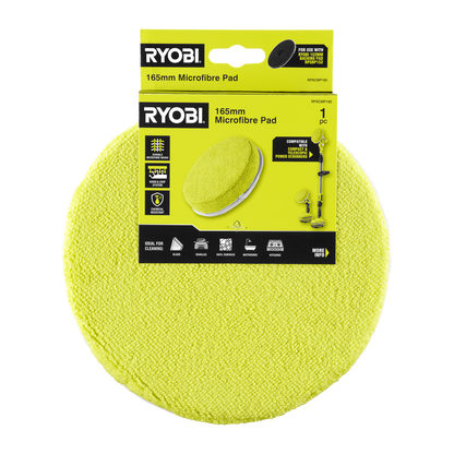 Ryobi Microfibre Cloth Cleaning Pad - 165mm