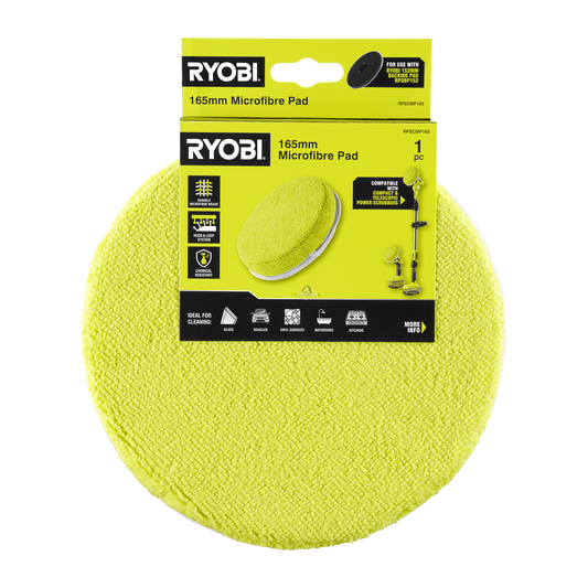 Ryobi Microfibre Cloth Cleaning Pad - 165mm