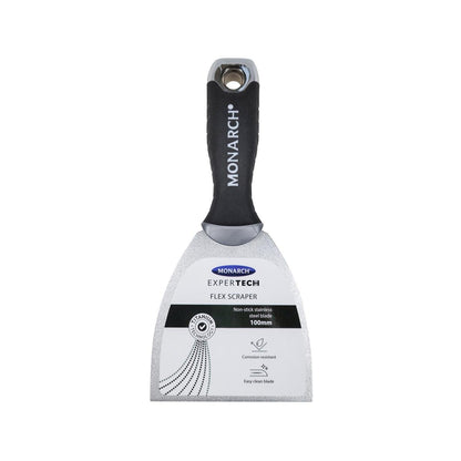 Monarch Expertech Flex Scraper - 100mm - Stainless Steel - Non-Stick