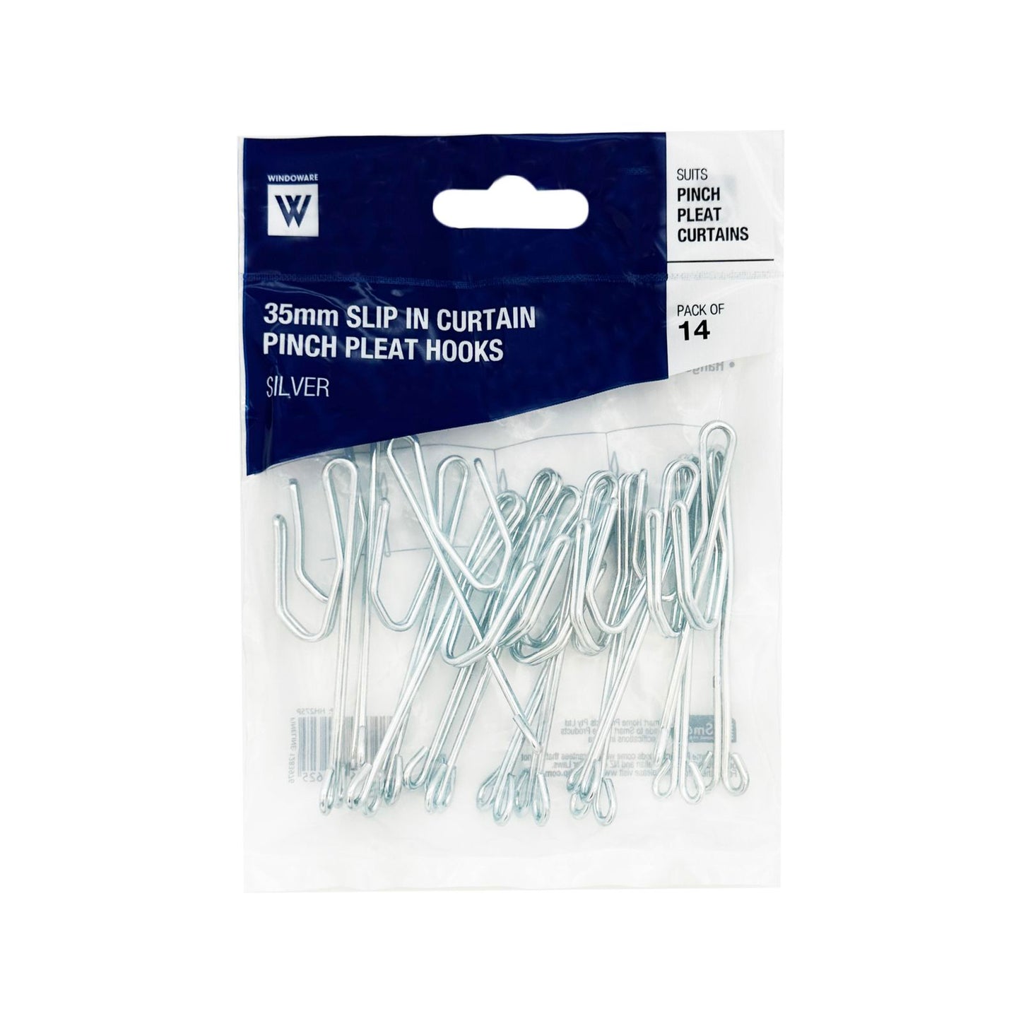 Windoware Slip in Curtain Hook - 35mm - 14 Pack