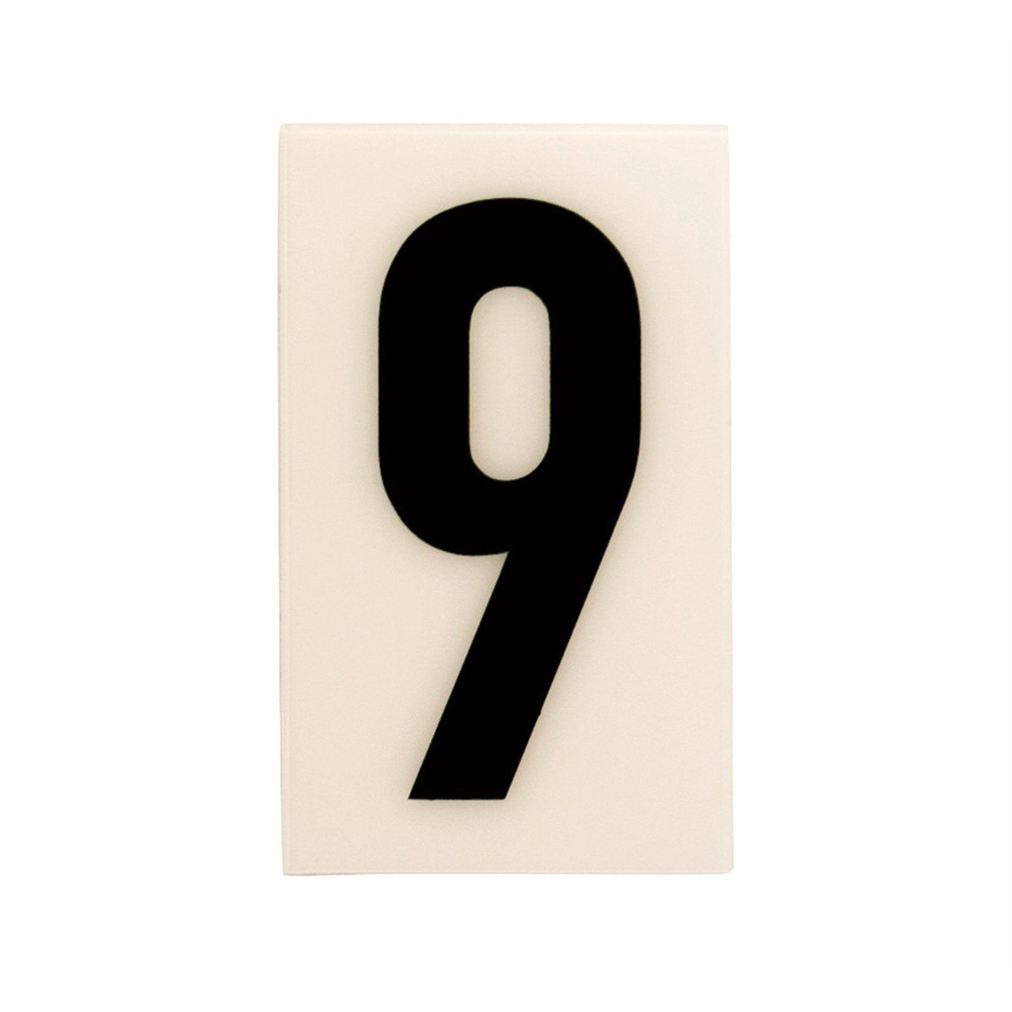 Sandleford Self Adhesive House Number 9 - 60mm - White