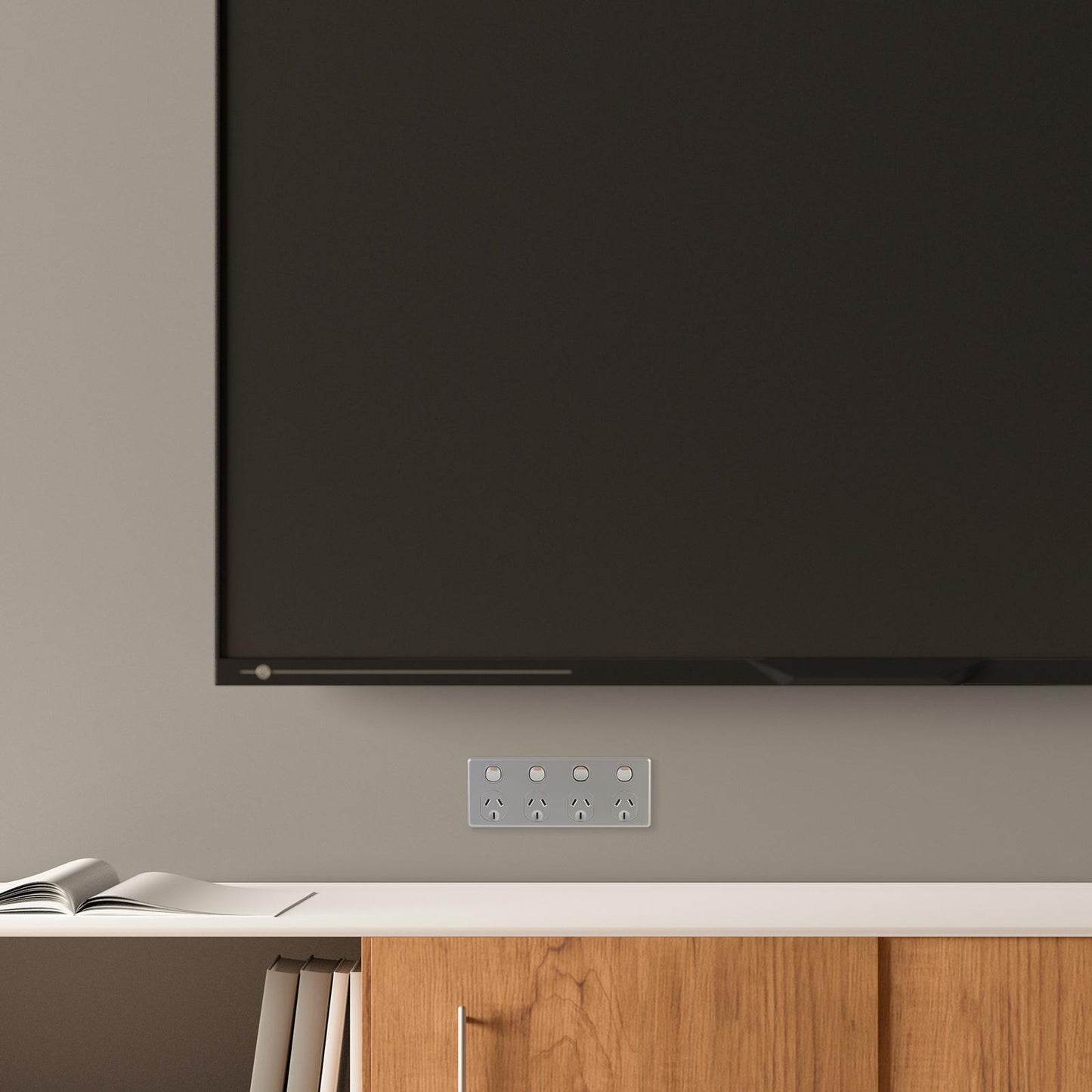 Deta Silver Four Outlet Power Point