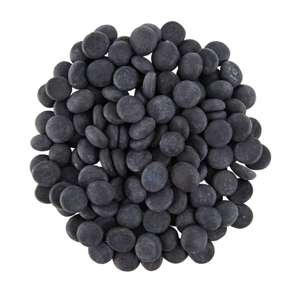 Tuscan Path Frosted Black Glass Pebbles - 17-19mm - 1kg