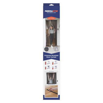 Permastik Pressure Mounted Door Curtain - 2.04 x 1m