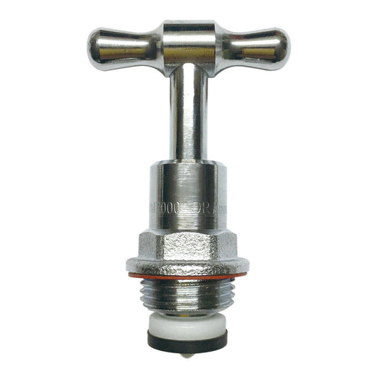 Kinetic Chrome Garden Tap Top Assembly - 15mm