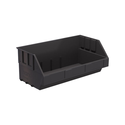 Handy Storage Plastic Storage Tote Size 50 Grey Durable Organizing Bin