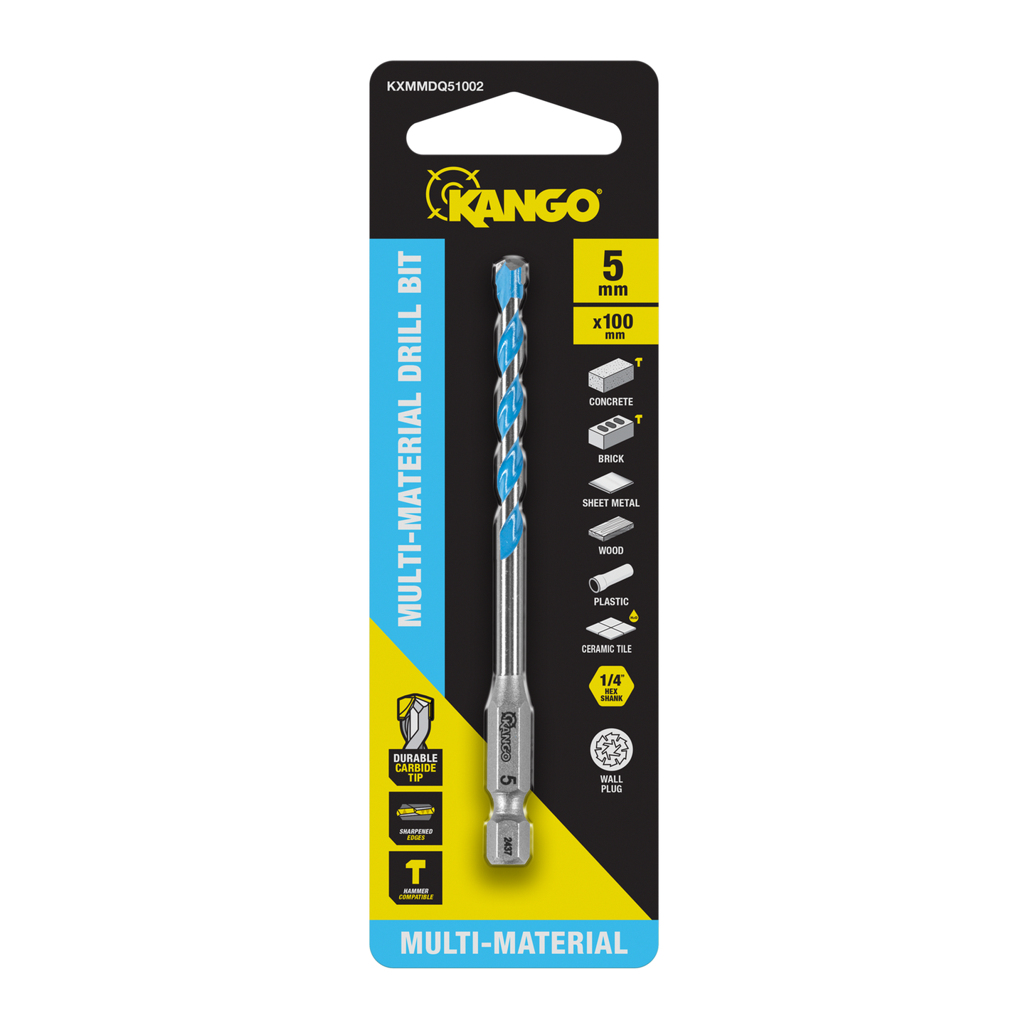 Kango Multi Material Drill Bit - 5mm x 100mm