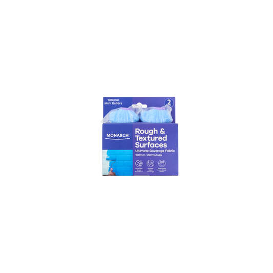 Monarch Mini Rollers - 100mm - 20mm Nap - 2 Pack - Purple