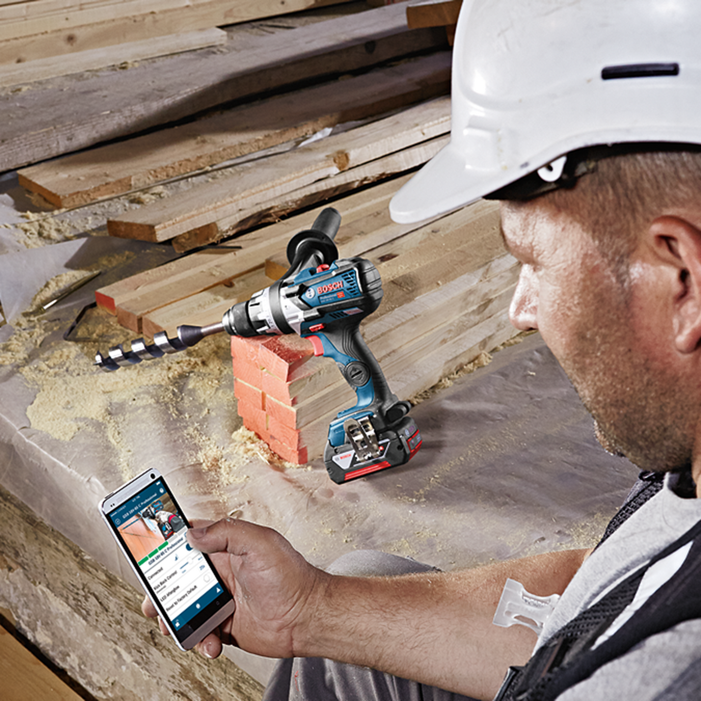 Bosch Brushless Hammer Drill - 18V - 110Nm - 5.0Ah Kit
