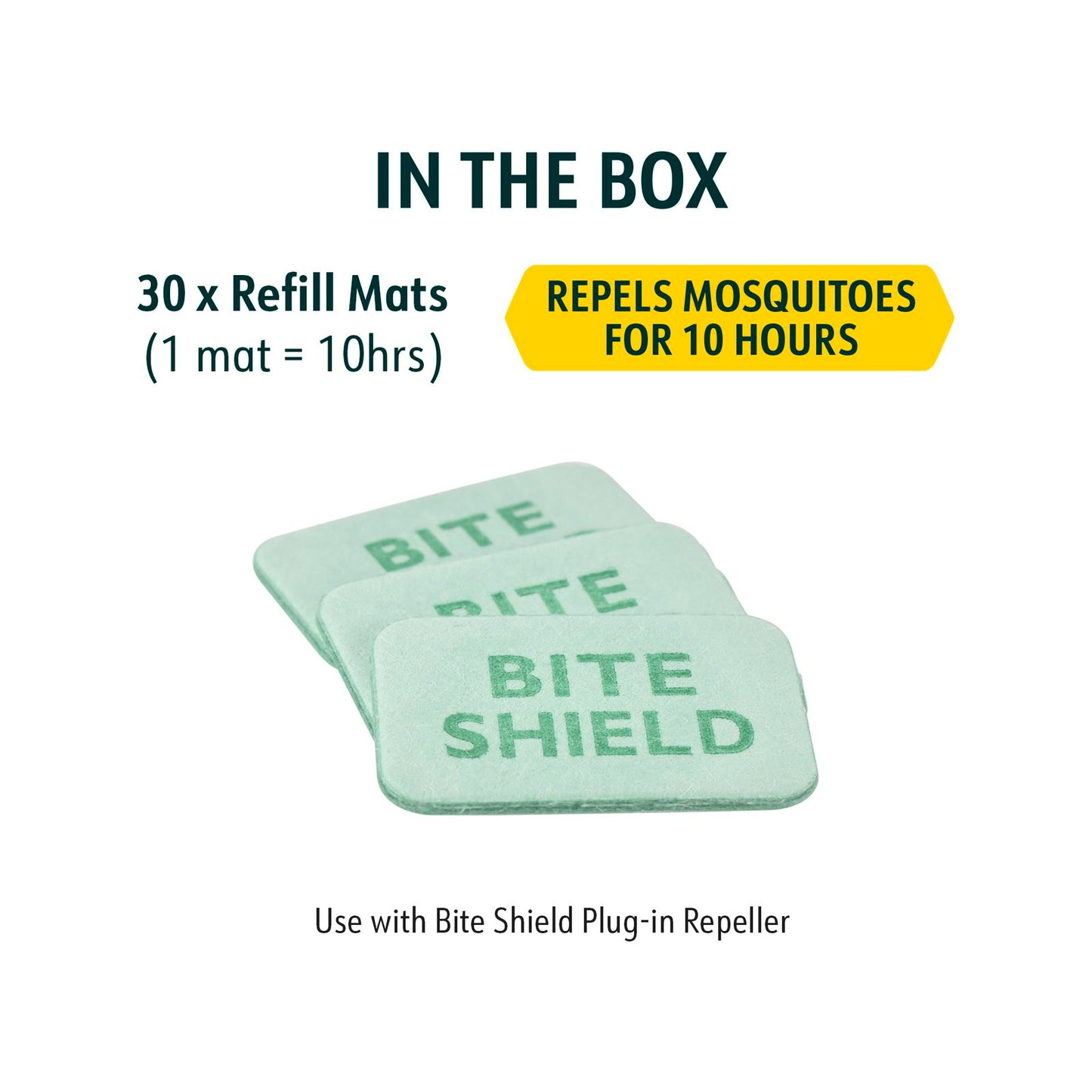 Bite Shield Plug-In Mosquito Repeller Refills - 30 Pack