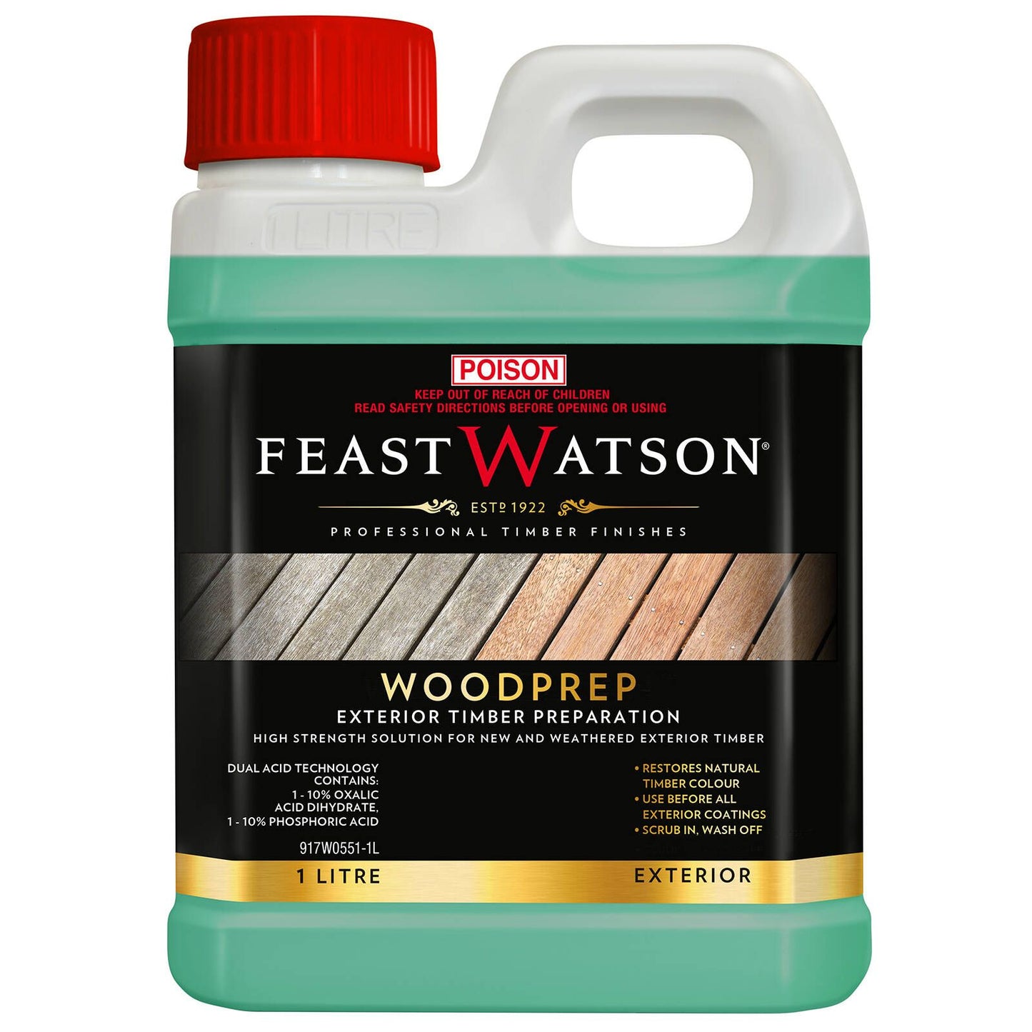 Feast Watson Woodprep Cleaner - 1L