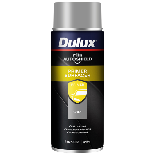 Dulux Autoshield Spray Paint Primer Surfacer - 340g - Grey