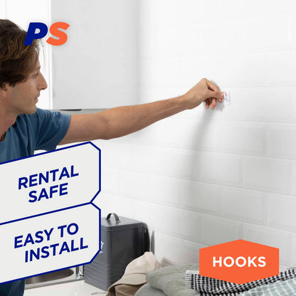 Permastik Small Utility Hooks - Holds 300g - 10 Pack