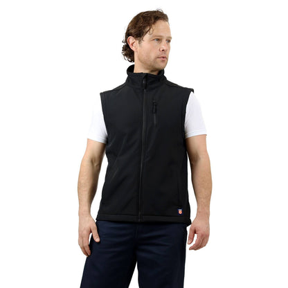 Citeco Black Soft Shell Vest - Large