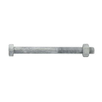 Zenith Galvanised Hex Head Bolts & Nuts - M8 x 90mm - 25 Pack