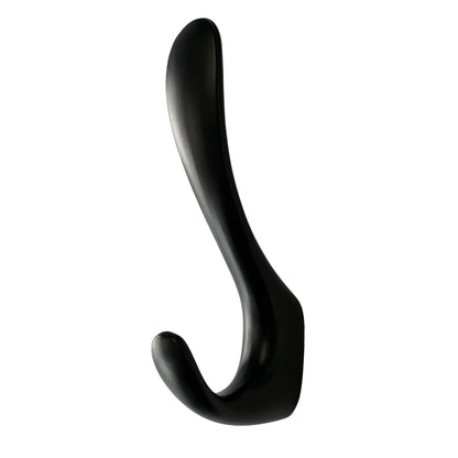 Taskmaster Double Robe Hook - 120mm - Matte Black - 2 Pack