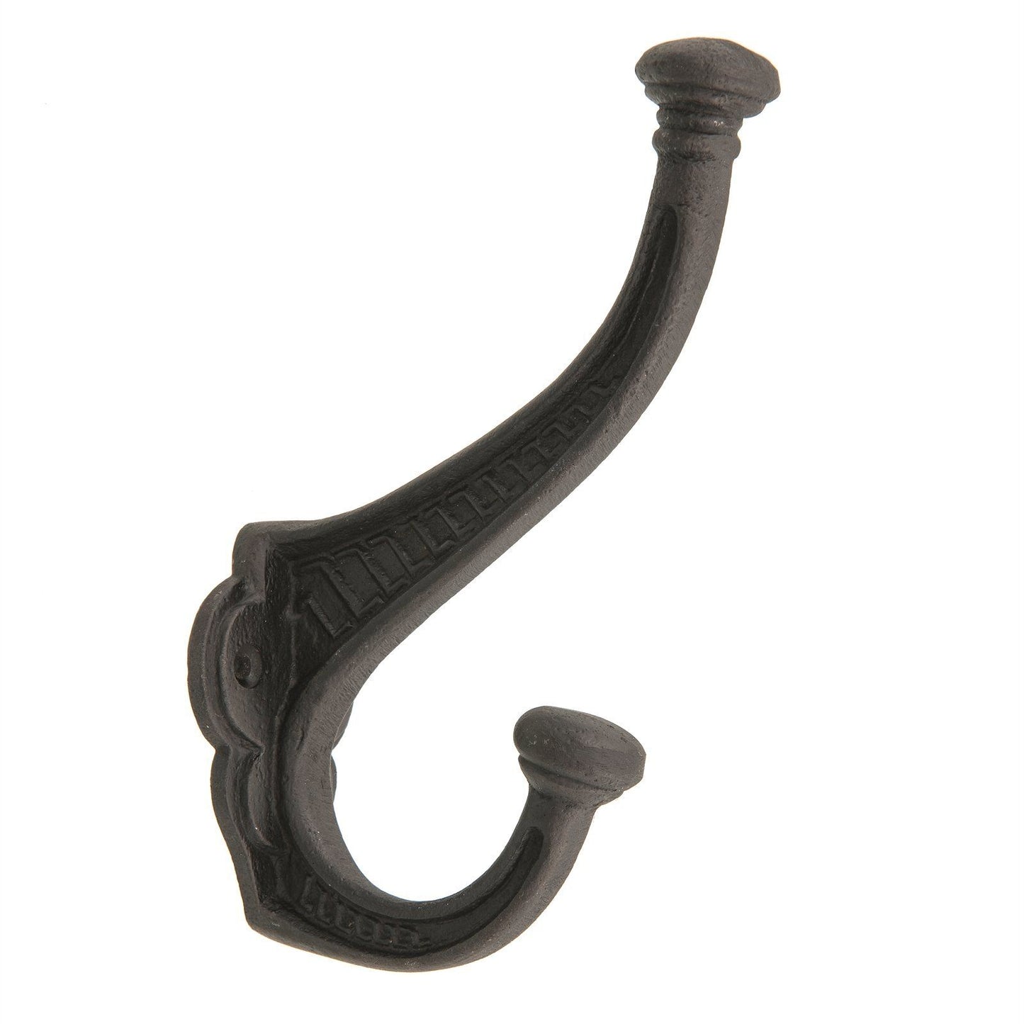 Zenith Robe Hook - 150mm - Matte Black Iron