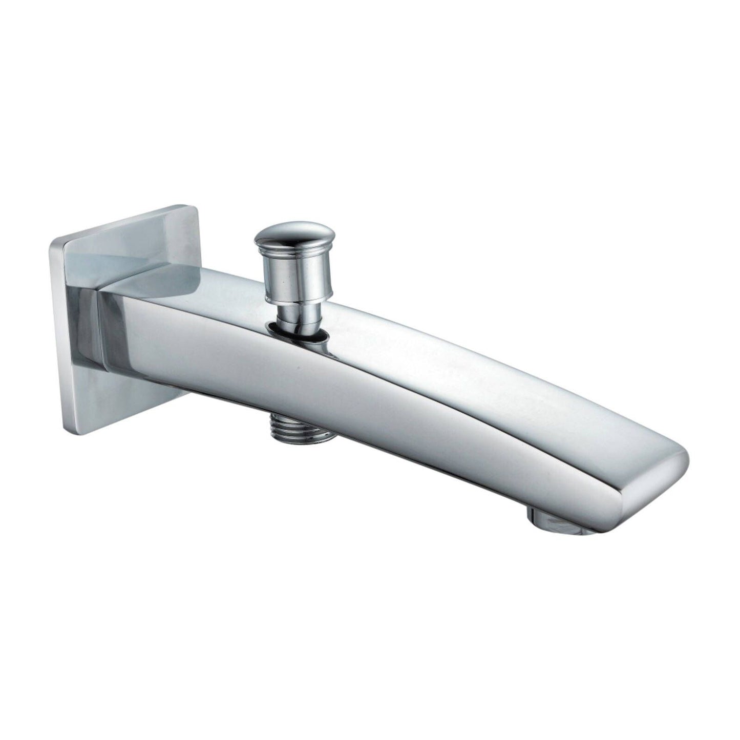 Shaw Mason Chrome Bath Spout with Diverter - 165mm