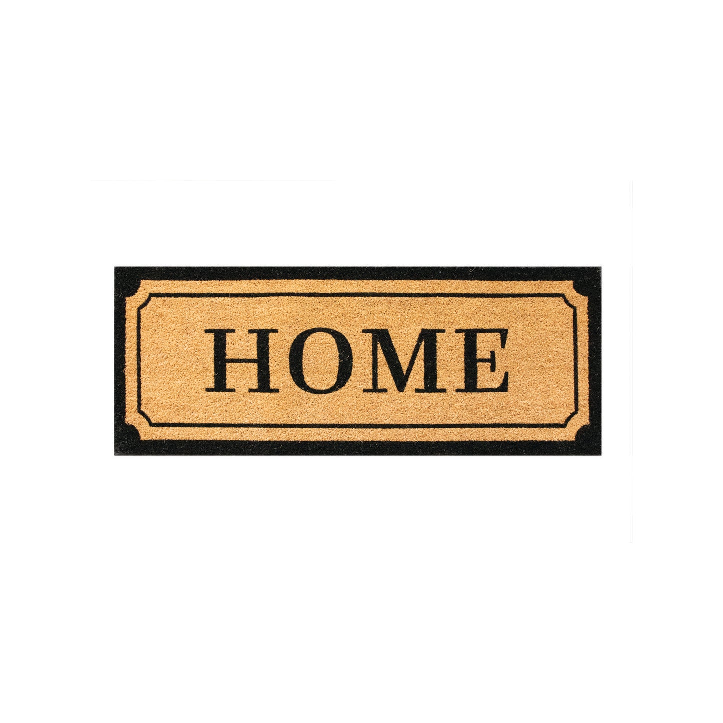 Madras Link Coir Door Mat - 45 x 115cm - Black