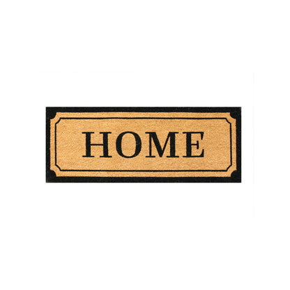 Madras Link Coir Door Mat - 45 x 115cm - Black