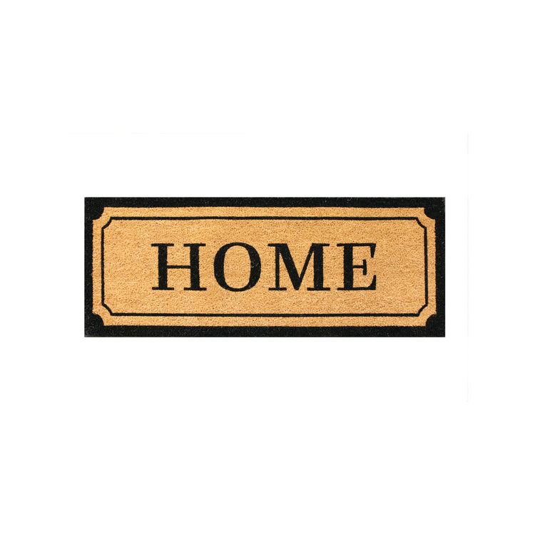 Madras Link Coir Door Mat - 45 x 115cm - Black