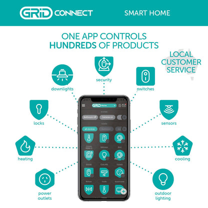 Orion Grid Connect Smart Wireless Security Camera - 3MP - 2K - White