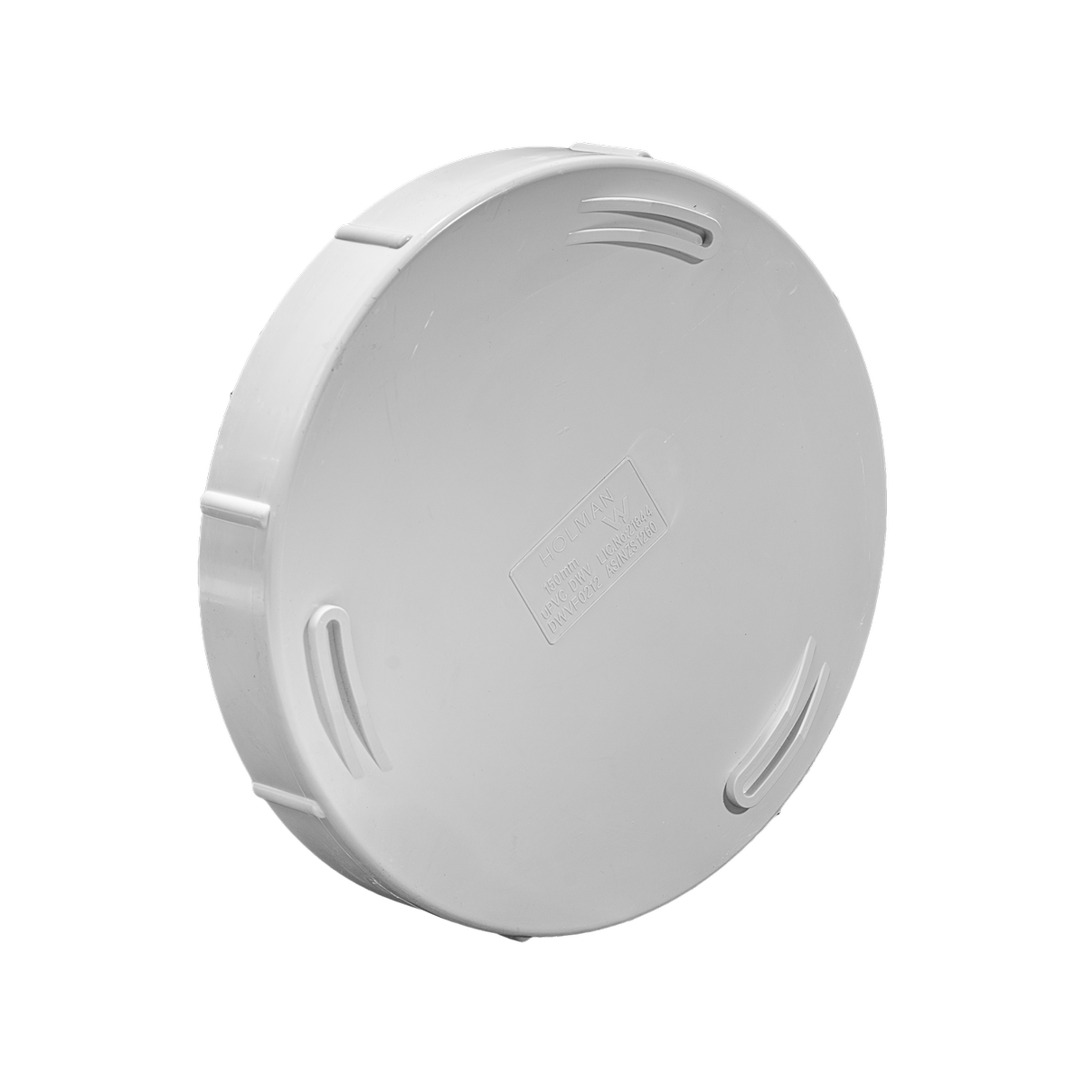 Holman 150mm PVC DWV Threaded Access Cap - Grey - Durable - Easy Fit