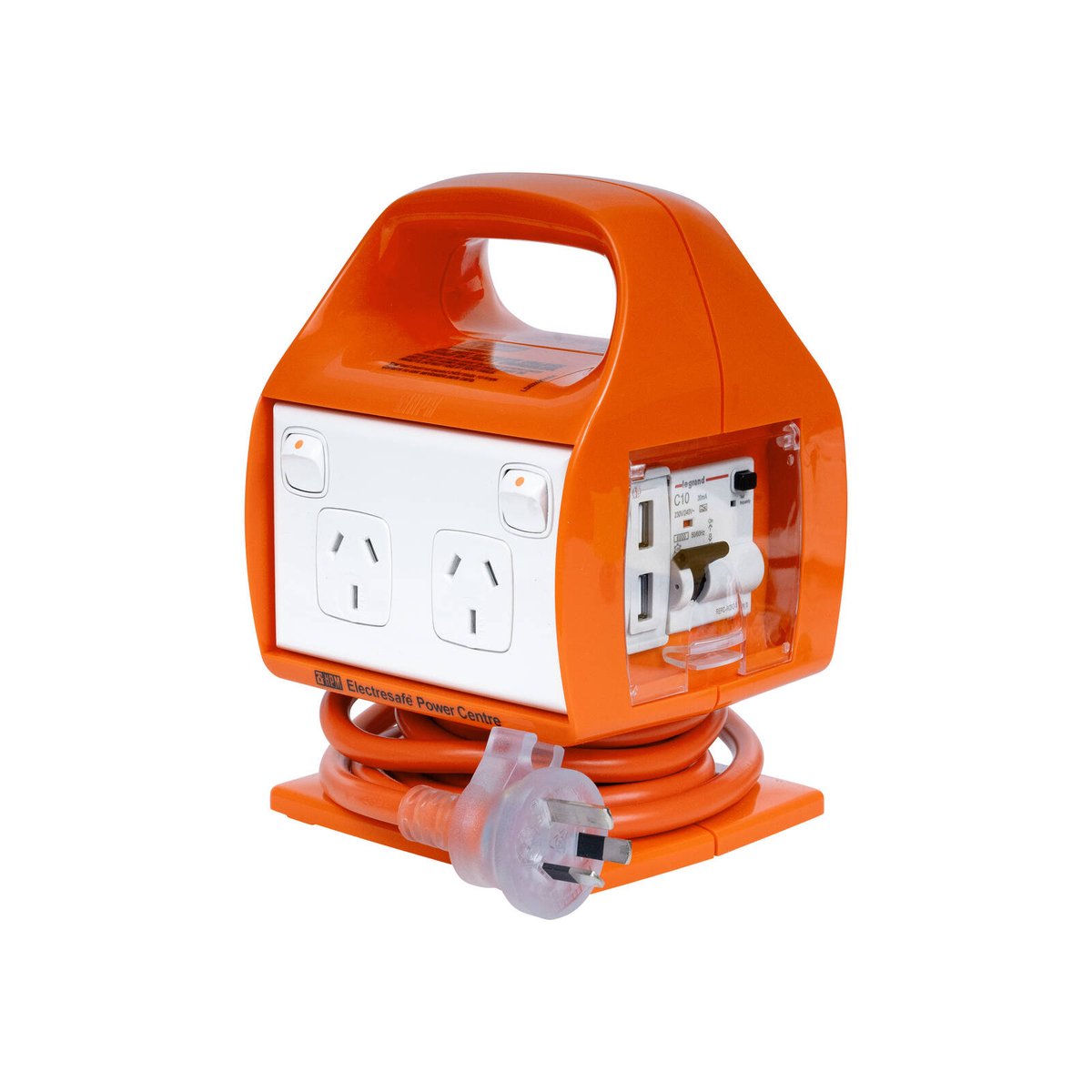 HPM Powercentre - 10 Amp - ABS - RCD Safety Switch