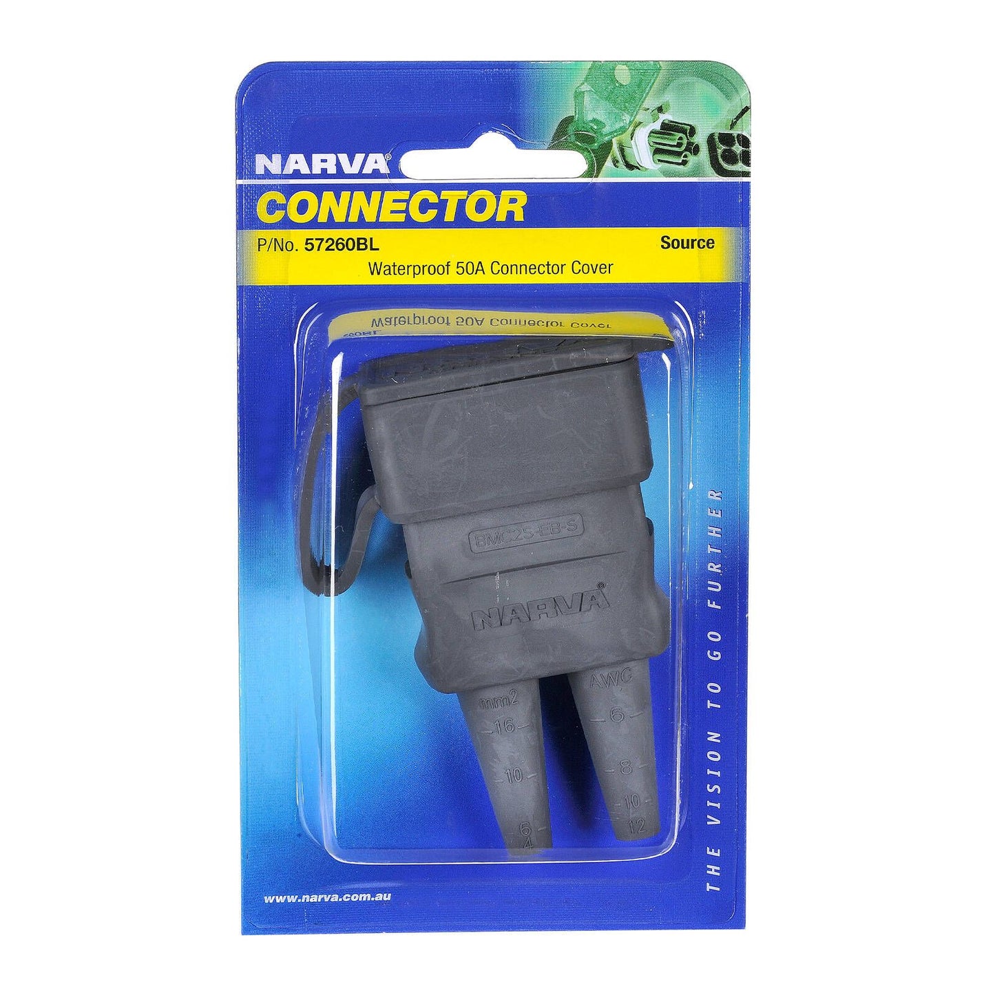 Narva Weatherproof Source Cover - 50A - Grey - IP64