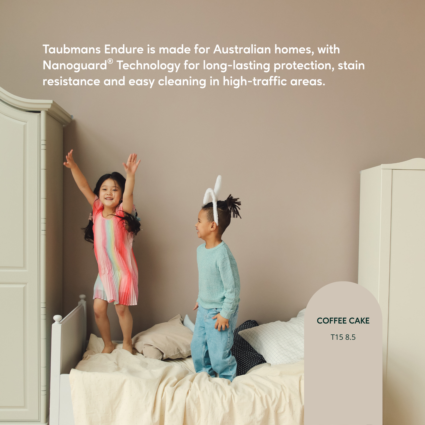 Taubmans Endure Interior Walls Paint - 4L - Neutral - Low Sheen
