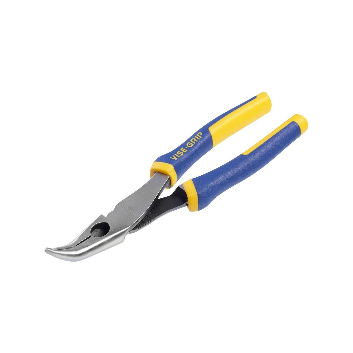 Irwin Vise Grip 200mm Bent Long Nose Pliers - Chromium Nickel Steel - Durable