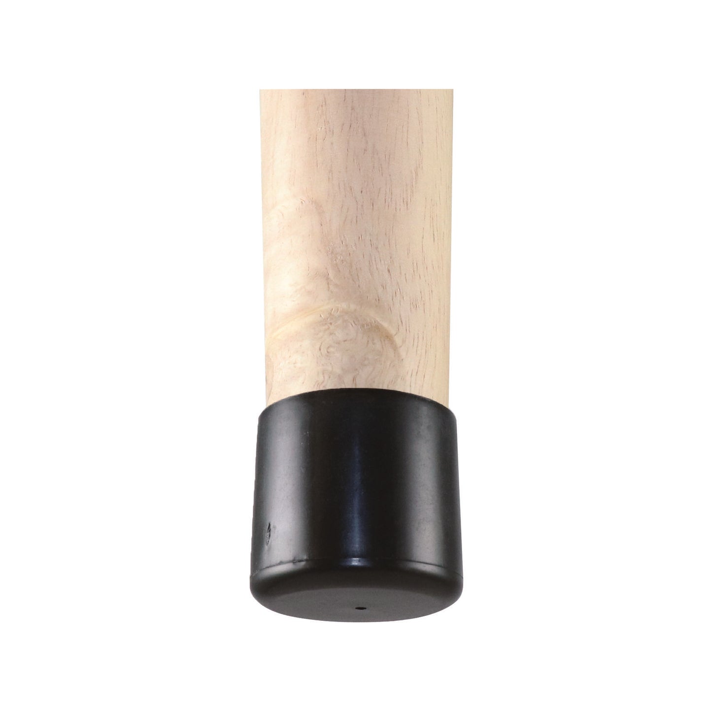 Surface Gard Black Round Plastic Chair Tips - 32mm - 4 Pack