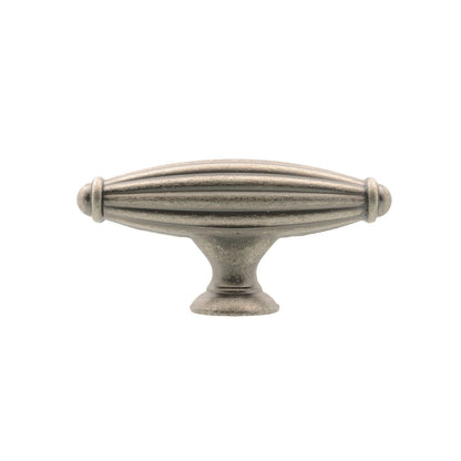 Prestige Pewter Ellipse Knob - 66mm