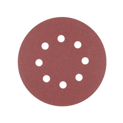 Irwin Quick Fit Random Orbital Sanding Discs - 125mm - 120 Grit - 5 Pack