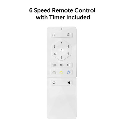 Brilliant White LED CCT Inaya DC Ceiling Fan - 52"