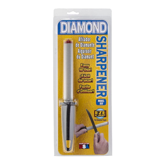 Eze Lap Diamond Oval Sharpener 125mm Steel Plastic Ergonomic Handle